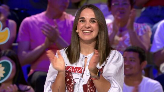 &iexcl;Todo un hito en La ruleta de la suerte! Ana, de las pocas concursantes que se ha llevado una ola en casi todos los paneles