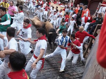 Encierro protagonizado por los toros de Álvaro Núñez