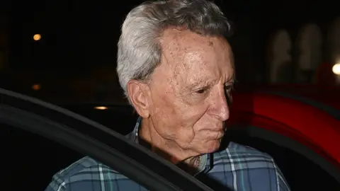 José Ortega Cano llegando a Cádiz para despedir a Michu José Ortega Cano llegando a Cádiz para despedir a Michu
