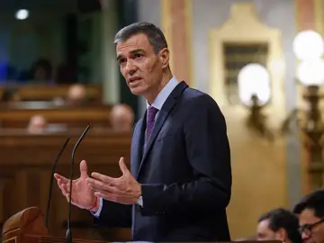 El presidente del Gobierno, Pedro Sánchez en el pleno del Congreso de los Diputados El presidente del Gobierno, Pedro Sánchez en el pleno del Congreso de los Diputados