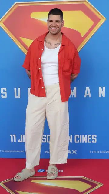 Diego Matamoros durante el preestreno de la nueva película de Superman Diego Matamoros durante el preestreno de la nueva película de Superman