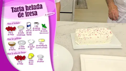 Ingredientes Tarta helada de fresa Ingredientes Tarta helada de fresa