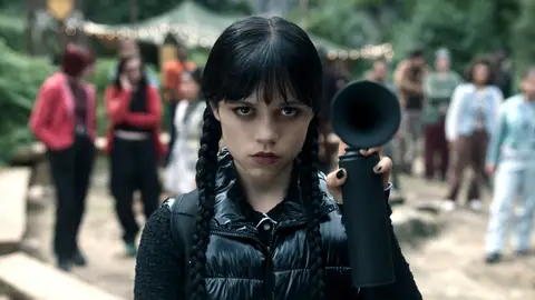 Jenna Ortega en la temporada 2 de Miércoles Jenna Ortega la temporada 2 de Miércoles
