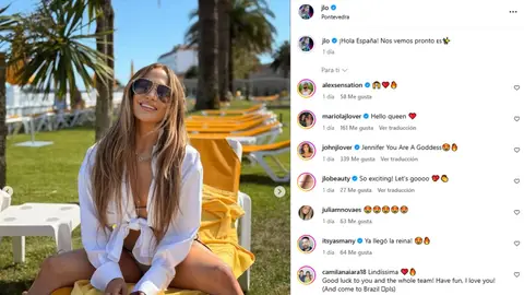Jennifer Lopez en Instagram Jennifer Lopez en Instagram