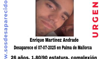 Joven desaparecido en Palma de Mallorca