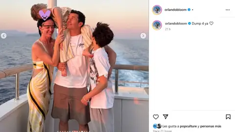 Orlando Bloom y Katy Perry con su hija y el hijo del actor Orlando Bloom y Katy Perry con su hija y el hijo del actor