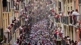 Encierro de San Ferm&iacute;n en Pamplona