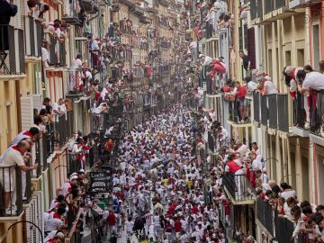 Encierro de San Fermín en Pamplona