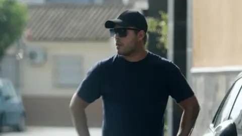 José Fernando en el velatorio de Michu José Fernando en el velatorio de Michu