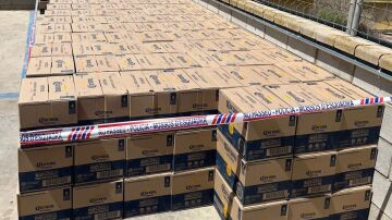 Las cervezas del interior del camión