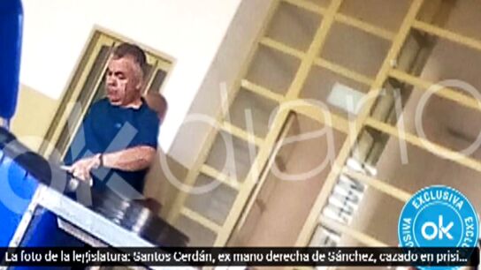 Primera imagen de Santos Cerd&aacute;n en la prisi&oacute;n de Soto del Real