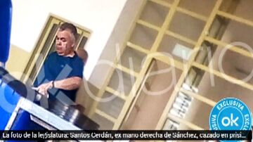 Primera imagen de Santos Cerdán en la prisión de Soto del Real