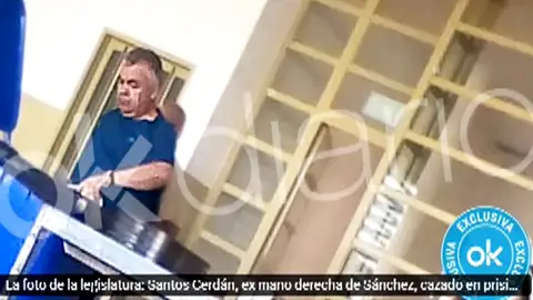 Primera imagen de Santos Cerdán en la prisión de Soto del Real Primera imagen de Santos Cerdán en la prisión de Soto del Real