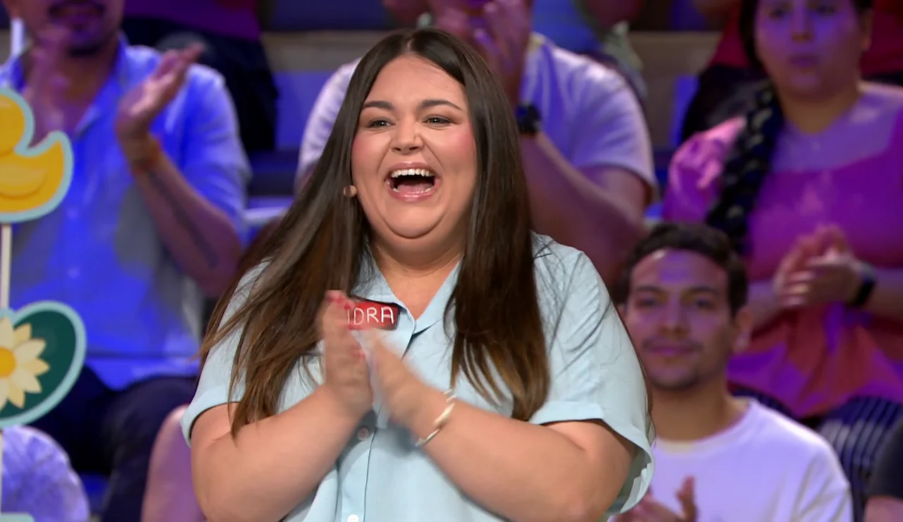 Sandra se estrena con un panelazo de mil euros en La ruleta de la suerte