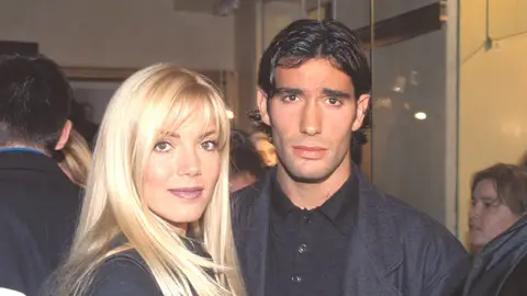 Ingrid Asensio y Fernando Sanz en la década de los 90 Ingrid Asensio y Fernando Sanz en la década de los 90