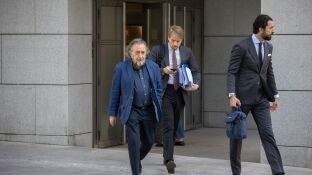 Fernando Pe&ntilde;a en su llegada a la Audiencia Nacional