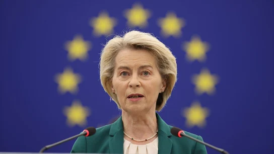 Von der Leyen reivindica el 'Made in Europe' frente a las amenazas de aranceles Trump Von der Leyen reivindica el 'Made in Europe' frente a las amenazas de aranceles Trump