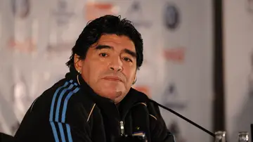 Diego Maradona, en una foto de archivo Diego Maradona, en una foto de archivo