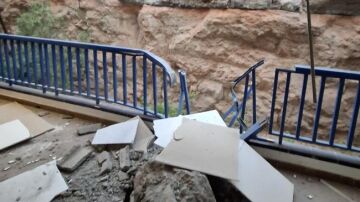 Desalojo tras el derrumbe en Mogán