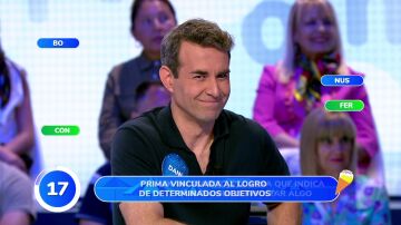 Dani Muriel ‘se gusta’ en las Palabras Cruzadas: “Me la he jugado porque había tiempo”