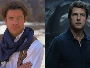 Brendan Fraser y Tom Cruise Brendan Fraser y Tom Cruise