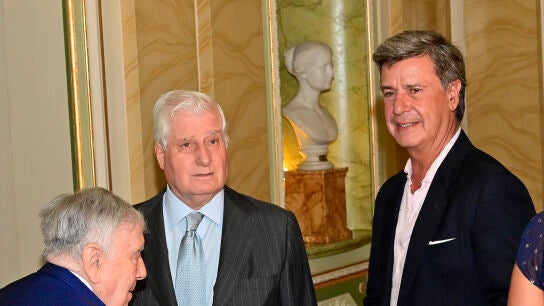 Cayetano Mart&iacute;nez de Irujo y Carlos Fitz-James Stuart, el duque de Alba