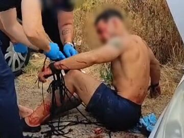 Chico maniatado y ensangrentado en Ayamonte, Huelva