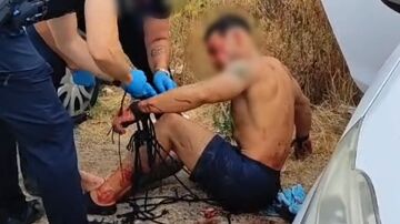 Chico maniatado y ensangrentado en Ayamonte, Huelva