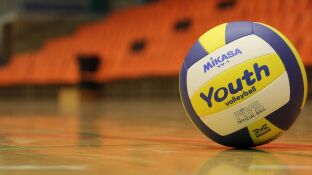 Una imagen de una pelota de v&oacute;leibol