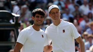 Jannik Sinner y Carlos Alcaraz, finalistas de Wimbledon 2025