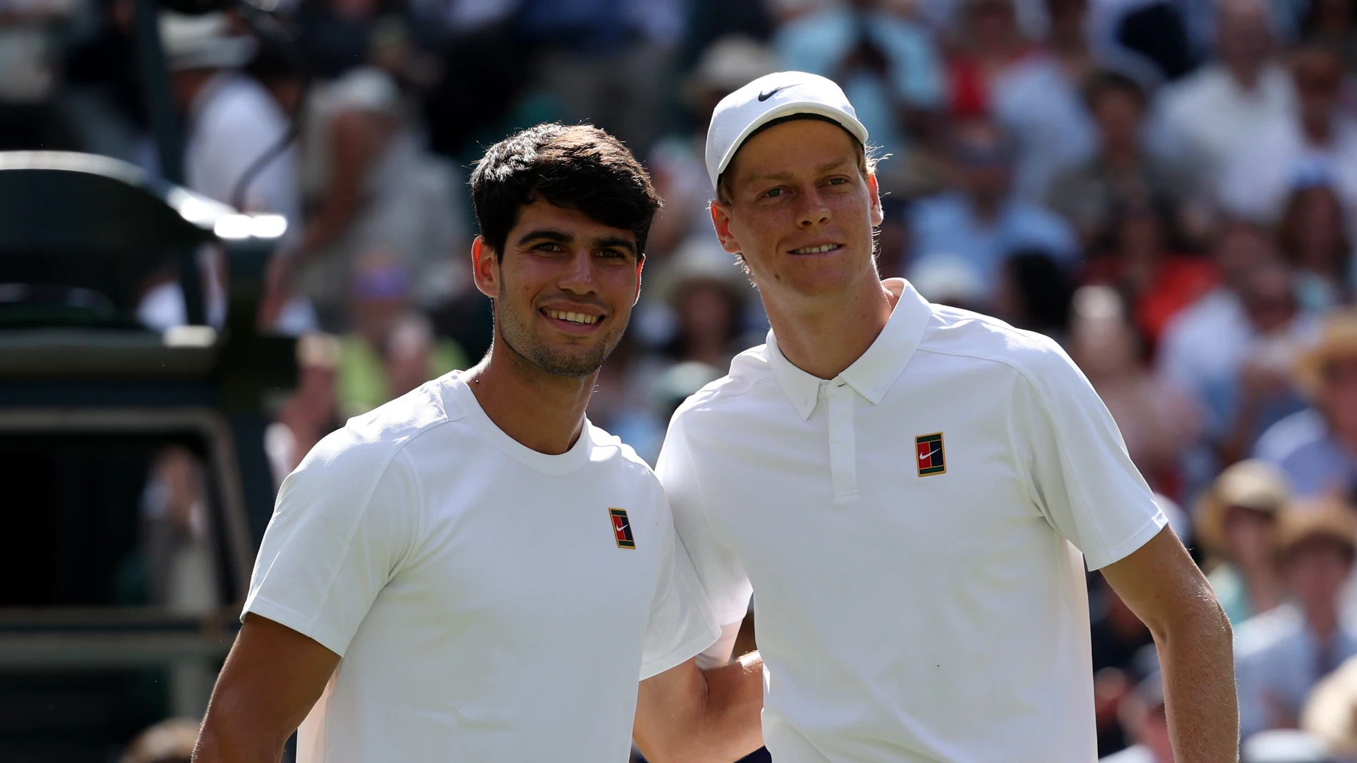 Jannik Sinner y Carlos Alcaraz, finalistas de Wimbledon 2025 Jannik Sinner y Carlos Alcaraz, finalistas de Wimbledon 2025
