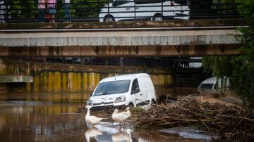 Inundaciones en la localidad barcelonesa de Súria