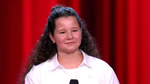 María Eugenia, talent de La Voz Kids María Eugenia, talent de La Voz Kids