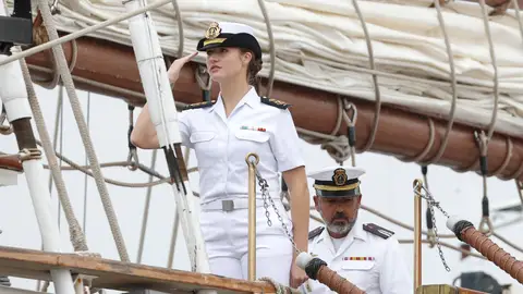 La princesa Leonor termina su formación naval La princesa Leonor termina su formación naval