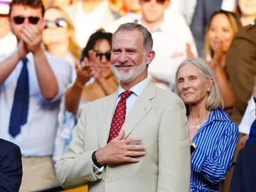 El rey Felipe en Wimbledon El rey Felipe en Wimbledon