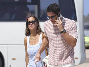 María Pombo y Pablo Castellano en junio de 2024 María Pombo y Pablo Castellano en junio de 2024