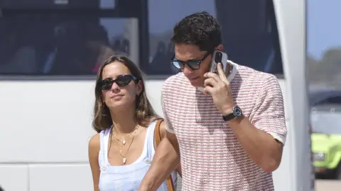 María Pombo y Pablo Castellano en junio de 2024 María Pombo y Pablo Castellano en junio de 2024