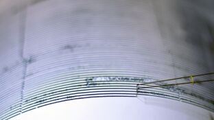 Sism&oacute;grafo tras un terremoto