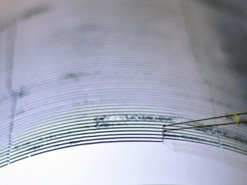 Sismógrafo tras un terremoto