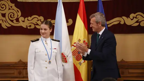 La princesa Leonor recibe la Medalla de Oro de Galicia La princesa Leonor recibe la Medalla de Oro de Galicia