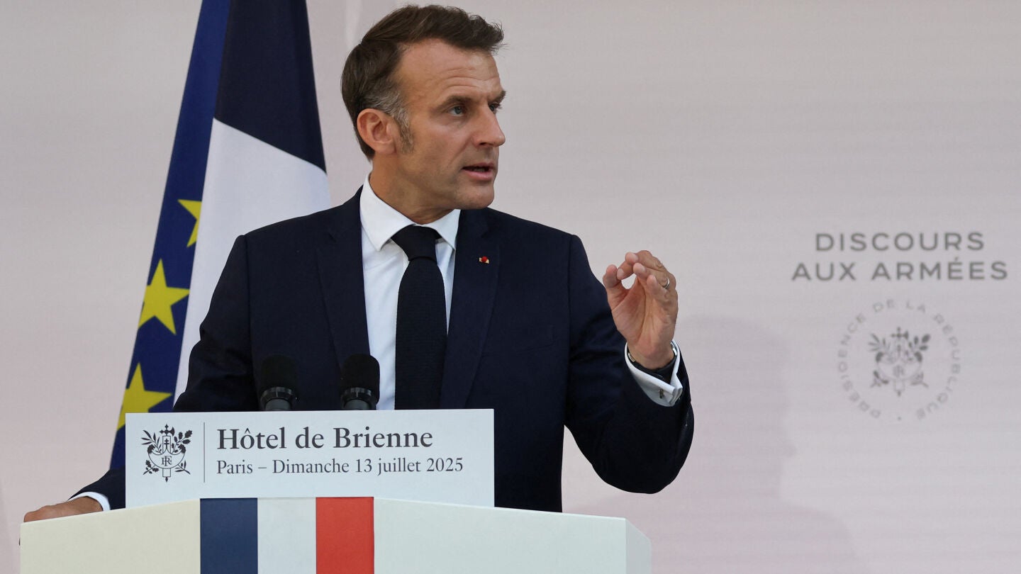 Discurso de Macron en la v&iacute;spera del desfile anual del D&iacute;a de la Bastilla 