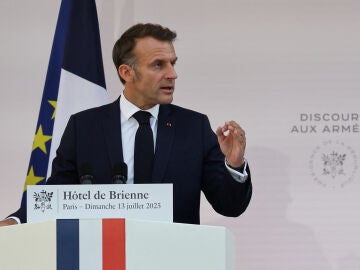 Discurso de Macron en la víspera del desfile anual del Día de la Bastilla 