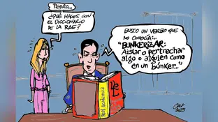 El búnker de Pedro Sánchez, en la viñeta gráfica de Alfredo Boto El búnker de Pedro Sánchez, en la viñeta gráfica de Alfredo Boto