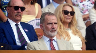 Felipe VI en Wimbledon