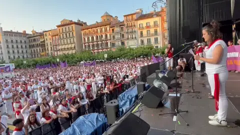 Manifestación multitudinaria. Manifestación multitudinaria.