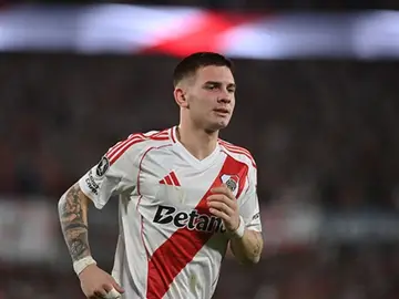 Franco Mastantuono con River Plate Franco Mastantuono con River Plate