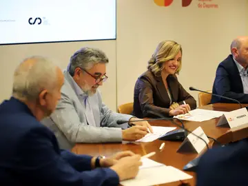 Uribes, en la reunión constituyente de la Comisión Interministerial del Mundial 2030 Uribes, en la reunión constituyente de la Comisión Interministerial del Mundial 2030