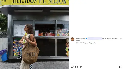 María Pombo responde a los rumores María Pombo responde a los rumores