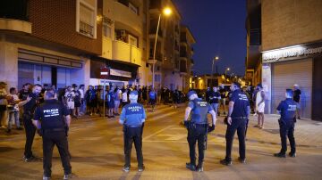 Agentes de la Guardia Civil desplegados en Torre Pacheco