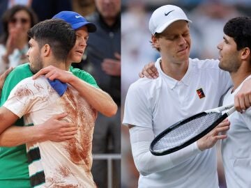 Sinner y Alcaraz, tras las finales de Roland Garros y Wimbledon